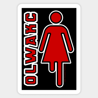 One Legged Woman Sticker